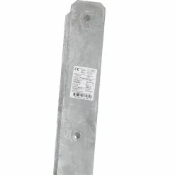 Pfostenträger silberfarben 71 x 600 x 60 x 5 mm