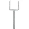 Pfostenträger U-Form 9,1 x 6 x 10 x 20 x 4 cm Ø 1,6 cm