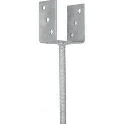 Pfostenträger U-Form 9,1 x 6 x 10 x 20 x 4 cm Ø 1,6 cm