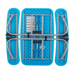 Picknickgarnitur für Kinder blau 83 x 90 x 53 cm