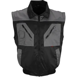 Pilotenjacke schwarz/grau Gr. XL