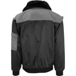 Pilotenjacke schwarz/grau Gr. L