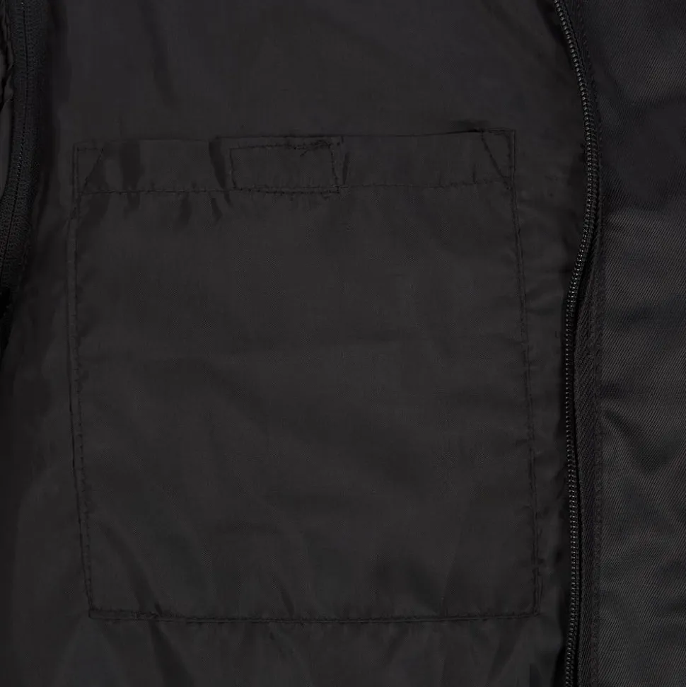 Pilotenjacke schwarz/grau Gr. M