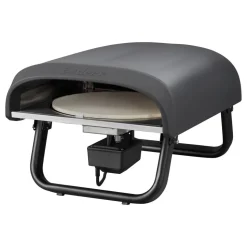 Pizzaofen 'Paco Rotato' schwarz 65 x 31 x 39 cm