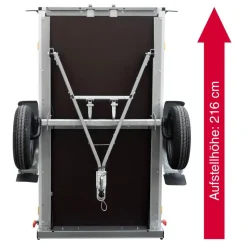 PKW-Anhänger 'Basic Plus 750' mit Kippdeichsel, ungebremst 750 kg