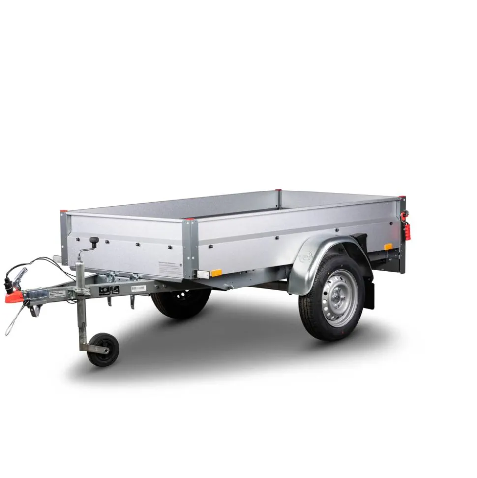 PKW-Anhänger 'Basic Plus 750' ungebremst 750 kg mit Gitteraufsatz und Kippdeichsel