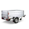 PKW-Anhänger 'Basic Plus 750' ungebremst 750 kg mit Bordwandaufsatz und Kippdeichsel