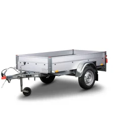 PKW-Anhänger 'Basic Plus 750' ungebremst 750 kg mit Bordwandaufsatz und Kippdeichsel