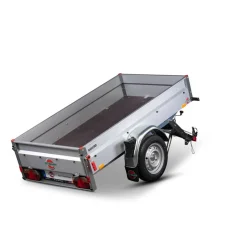 PKW-Anhänger 'Basic Plus 750' ungebremst 750 kg mit Bordwandaufsatz und Kippdeichsel