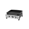 Plancha-Gasgrill 'Austin III' schwarz 50,5 x 24 x 46 cm