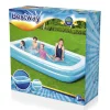 Planschbecken eckig blau 305 x 183 x 46 cm 850 l