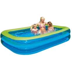 Planschbecken 'Family Pool' blau/grün 305 x 183 x 50 cm