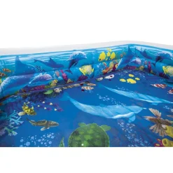 Planschbecken 'Family Pool 3D Undersea Adventure' blau 262 x 175 x 51 cm