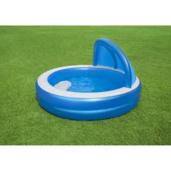 Planschbecken mit UV Careful™ Sonnenschutzdach 'Summer Days' blau Ø 241 x 140 cm 850 l