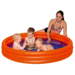 Planschbecken orange/blau Ø 157 x 39 cm