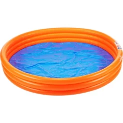 Planschbecken 'Solid' blau/orange Ø 120 x 23 cm