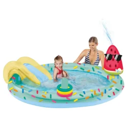 Playpool 'Eis' mit Rutsche mehrfarbig 198 x 18 x 150 cm