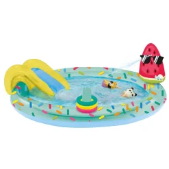 Playpool 'Eis' mit Rutsche mehrfarbig 198 x 18 x 150 cm