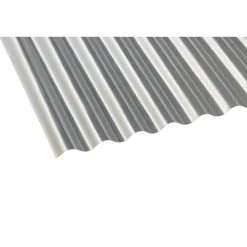 Polyester-Wellplatte 'Sinus 76/18' natur 200 x 90 x 0,08 cm