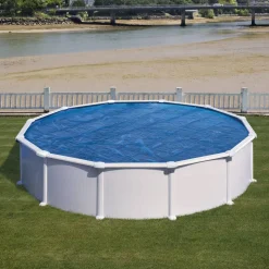 Poolabdeckung blau Ø 545 cm