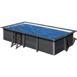 Poolabdeckung blau 280 x 420 cm