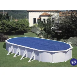 Poolabdeckung blau 375 x 730 cm