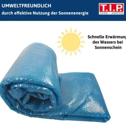 Poolabdeckung Solarfolie Ø 2,9 m blau