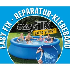 Poolflicken Reparatur-Klebeband transparent 150 x 10 cm