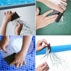 Poolflicken Reparatur-Klebeband transparent 150 x 10 cm