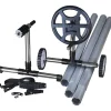 Pool-Planenaufroller grau bis 5,5 m