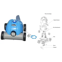 Poolroboter 'Orca 50 CL' blau
