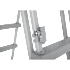 Pool-Sicherheitsleiter 'Flowclear™' Stahl 2 x 4 Stufen, 122 cm