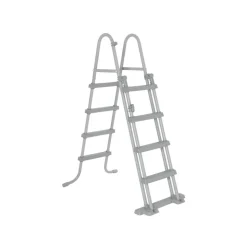 Pool-Sicherheitsleiter 'Flowclear™' Stahl 2 x 4 Stufen, 122 cm