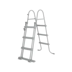 Pool-Sicherheitsleiter 'Flowclear™' Stahl 2 x 3 Stufen, 107 cm