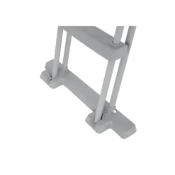 Pool-Sicherheitsleiter 'Flowclear™' Stahl 2 x 3 Stufen, 107 cm