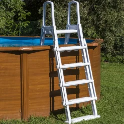 Pool-Sicherheitsleiter, Kunststoff, 2 x 4 Stufen
