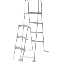 Pool-Sicherheitsleiter Stahl 2 x 3 Stufen, 134 cm