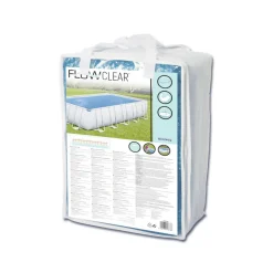Pool-Solarabdeckplane 'Flowclear™' blau 703 x 336 cm