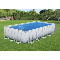 Pool-Solarabdeckplane 'Flowclear™' blau 703 x 336 cm