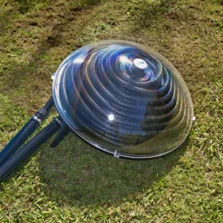 Pool-Solarheizung schwarz Ø 57 x 25 cm