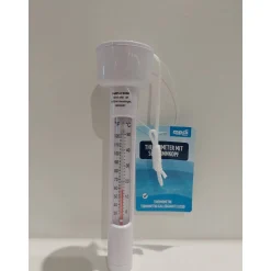 Pool-Thermometer weiß, mit Schwimmkopf