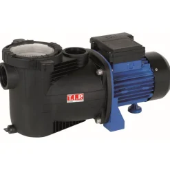Pool-Umwälzpumpe 'SPP 300 F' mit Vorfilter schwarz/blau