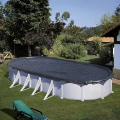 Pool-Winterabdeckung blau 375 x 680 cm