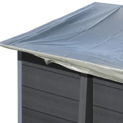 Pool-Winterabdeckung grau 376 x 516 cm