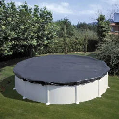 Pool-Winterabdeckung schwarz Ø 730 cm