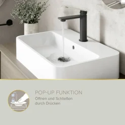 Pop-Up-Ablaufventil 'EasyClean' graphitfarben
