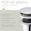 Pop-Up-Ablaufventil 'EasyClean' chromfarben