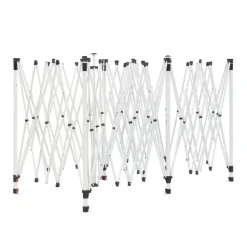 Pop-Up-Festzelt weiß 4 x 8 m, rollbare Transporttasche