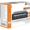 8-Port Patchpanel für RJ45 Netzwerkbuchsen