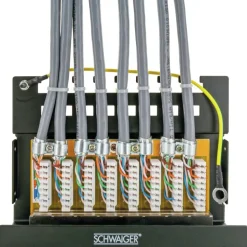 8-Port Patchpanel für RJ45 Netzwerkbuchsen